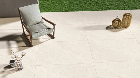 Crystal White 2CM Outdoor Tile – Elegant, Durable & Timeless