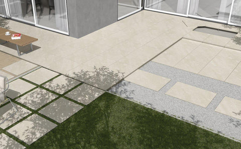Crystal White 2CM Outdoor Tile – Elegant, Durable & Timeless