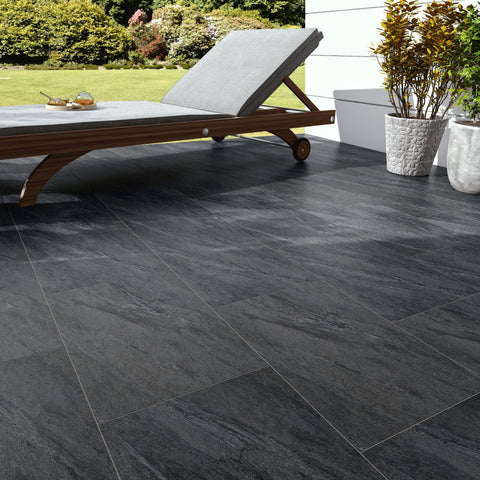 Forest Anthracite 2CM Outdoor Tile – Modern Outdoor Elegance with Lasting Strength