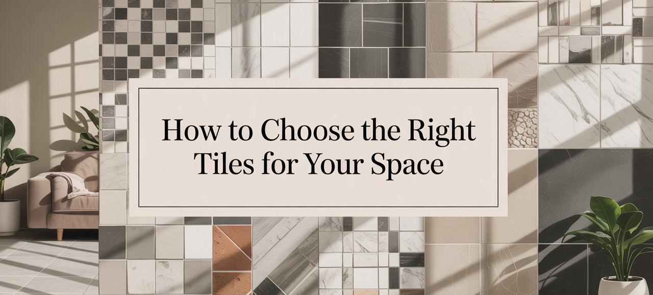 How to Choose the Right Tiles for Your Space in 2025 - Axar Tiles
