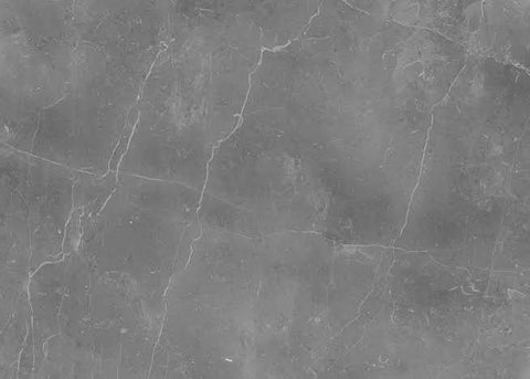 Grey marble-effect porcelain tile with fine white veining