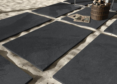 Eclipse Black 2CM Outdoor Tile