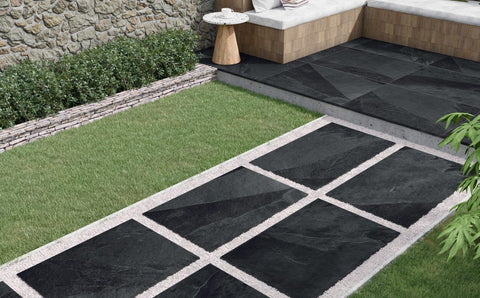 Eclipse Black 2CM Outdoor Tile