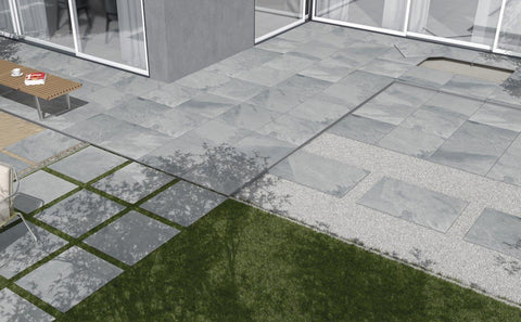 Eclipse Grey 2CM Outdoor Tile