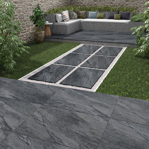 Forest Anthracite 2CM Outdoor Tile