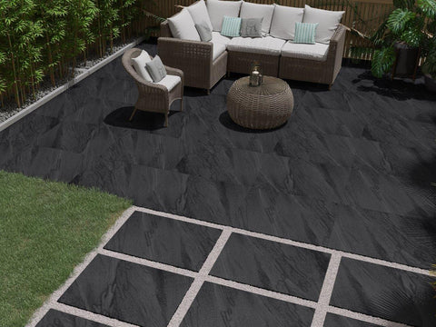 Gemstone Anthracite 2CM Outdoor Tile